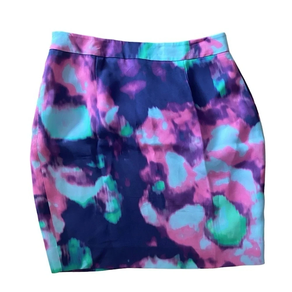 Kate Spade Barry Abstract Water color Skirt